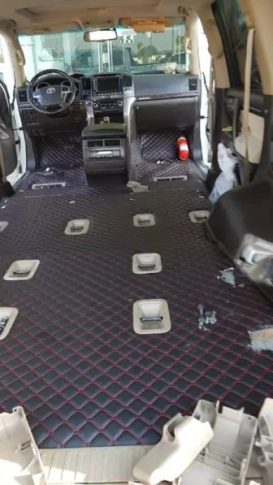 Upholstery PVC Car Floor Mat Black